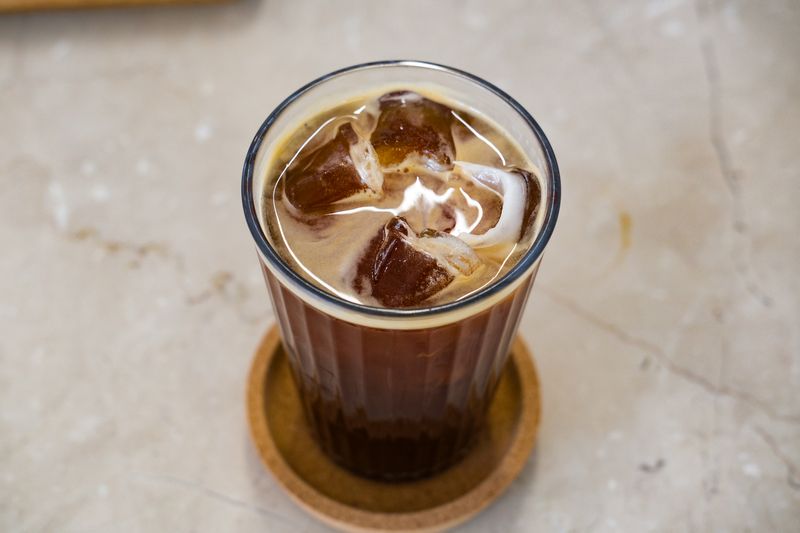 Cold Brew Coffee at Dewey's pizza Columbus OH