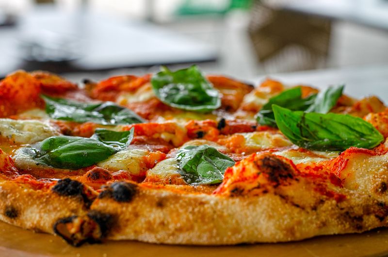 Dewey's Pepperoni Supreme pizza loaded with premium toppings