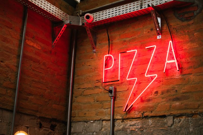 Inside Dewey's pizza restaurant in Columbus, OH